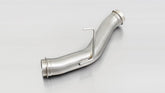 Racing Connecting Tube Instead Of Original Front Silencer, Race No EC Approval