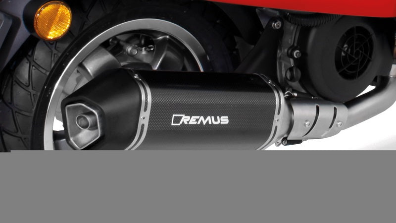 Sportexhaust, Complete System No Cat. Incl. Heat Shield, Carbon, 65 mm, Without EC Approval