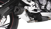 Hypercone, Racing Slip On Muffler With Removable Sound Insert, Stainless Matt, 65 mm, Without Homologation