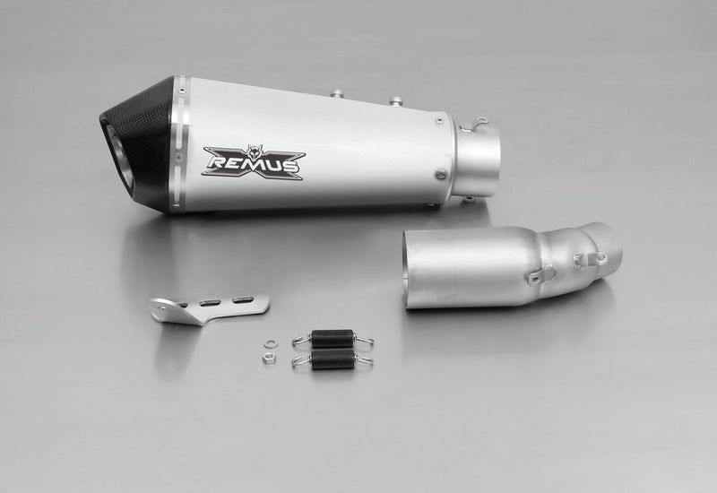 Hypercone, Slip On Muffler With Connecting Tube, Titanium, Race No EEC