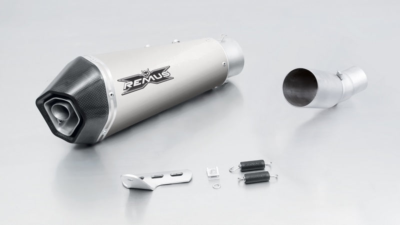 Hypercone, Racing Slip On Muffler With Removable Sound Insert, Titanium, 65 mm, Without Homologation