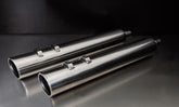 Custom Exhaust Slash Cut Muffler Ø 102 mm 4'', With Ecs-System, Chrome, Eg/Abe/Eec