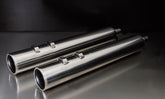 Custom Exhaust Straight End Muffler Ø 102 mm 4'', Electronicallly Controlled Flap And Remote Control Ecs, Chrome, Eg/Abe/Eec