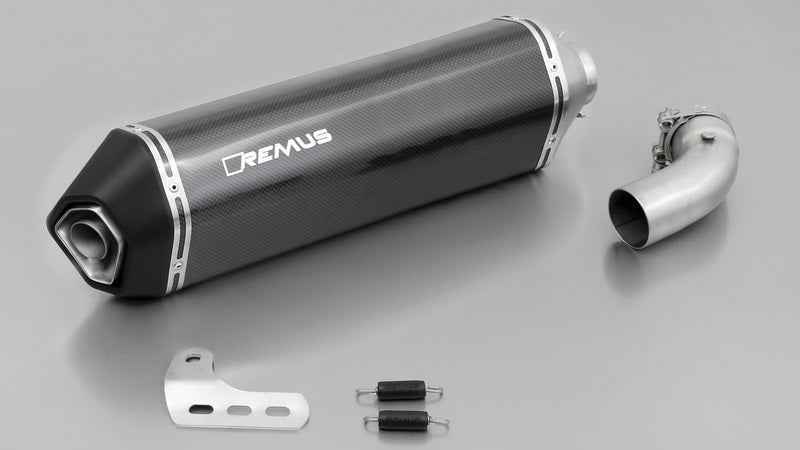 Okami, Racing Slip On System With Removable Sound Insert, Carbon, Without EC Homologation