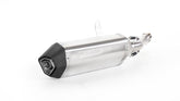 Okami Slip On Sport Exhaust With Connecting Tube, Stainless Matt, EC- Approval