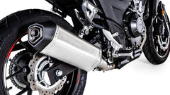Okami Slip On Sport Exhaust With Connecting Tube, Stainless Matt, No EC- Approval