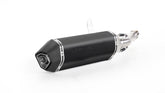 Okami Slip On Sport Exhaust With Connecting Tube, Stainless Black, No EC- Approval
