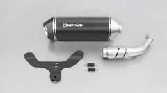 Sportexhaust, Slip On Muffler With Connecting Tube No Cat. With Heat Shield, Carbon, Without EC Homologation