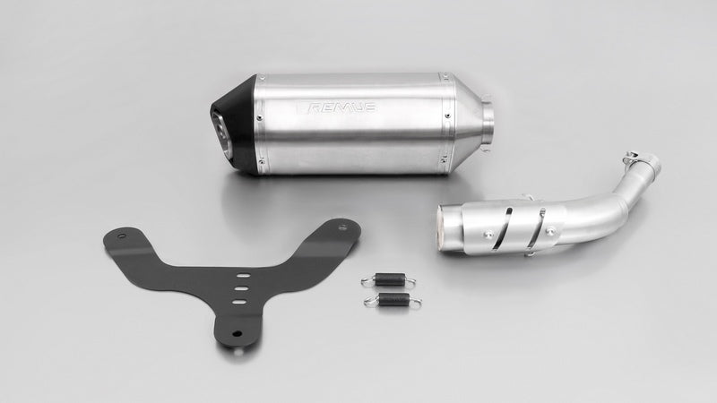 Sportexhaust, Slip On Muffler With Connecting Tube No Cat. With Heat Shield, Stainless Without EC Homologation