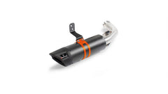 Slip On Muffler With Connecting Tube, Clamp Orange, EEC