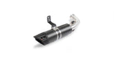 Slip On Muffler With Connecting Tube, Clamp Matt, Without Homologation