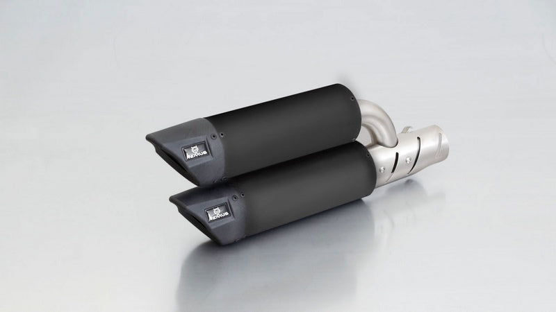 RSC Dual Flow, Slip On Incl. Heat Protecting Shield, Stainless Black