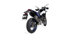 Black Hawk Slip On Sport Exhaust With Connection Tube, Stainless Black, EC- Approval
