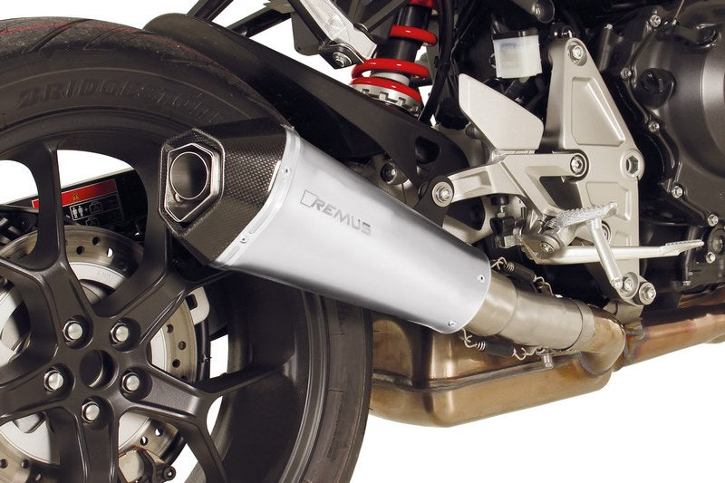 Hypercone Slip On Sport Exhaust With Connecting Tube, Stainless Matt, Incl. EC- Approval
