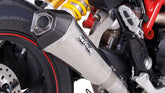 Hypercone, Slip On Muffler With Connecting Tube, Stainless 65 mm, Race No EEC