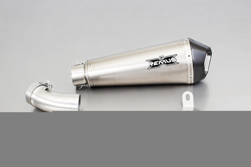 Hypercone, Slip On Muffler With Connecting Tube, Titanium, EEC,