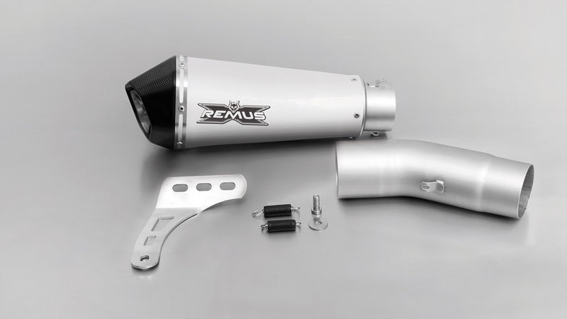 Hypercone, Slip On, Muffler With Connecting Tube No Cat, Titanium, 65 mm, Without EC Homologation