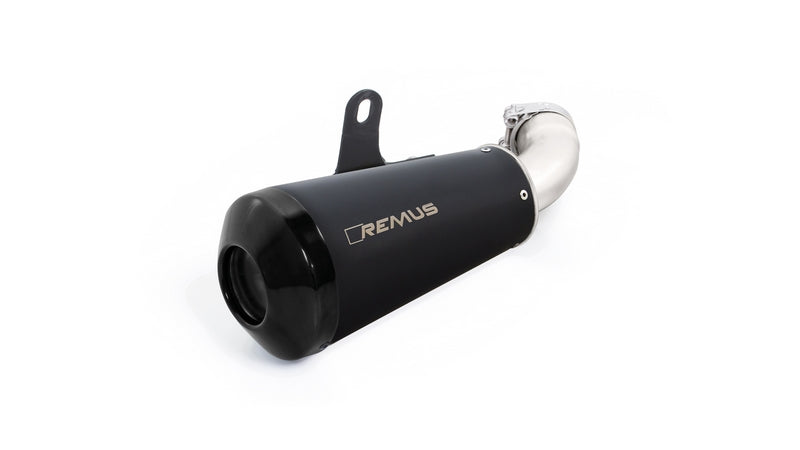 Classic Sport, Slip On Sport Exhaust, Endcap Black-Chrome, Stainless Black, EC- Approval