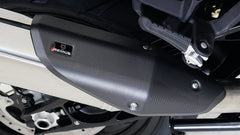 Hexacone, Slip On Sportexhaust Carbon Heat Protecting Shield, Stainless Black, EC- Approval