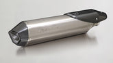 Hexacone, Slip On Incl. Carbon Heat Protecting Shield, Titanium, EEC,