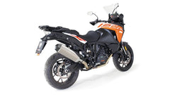 Hexacone, Slip On Muffler Incl. Carbon Heat Protecting Shield, Titanium, 54mm, Incl. EC Homologation