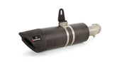 Sport Flow, Slip On Muffler With Connecting Tube, Clamp Matt, Carbon, No EC- Approval