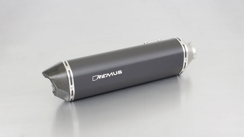 Black Hawk, Slip On Muffler, Stainless Black, Incl. EC Homologation