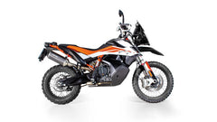 Black Hawk Racing Slip On Sport Exhaust With Connection Tube And Removable Sound Insert, Stainless Black, No EC- Approval