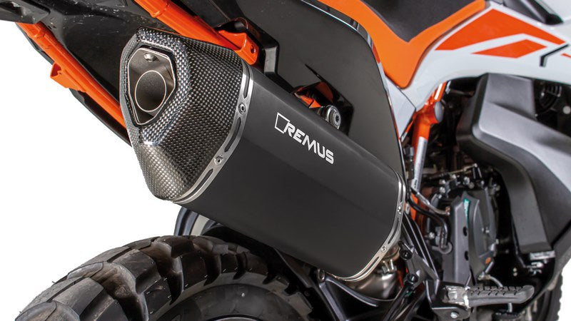 Black Hawk Racing Slip On Sport Exhaust With Connection Tube And Removable Sound Insert, Stainless Black, No EC- Approval