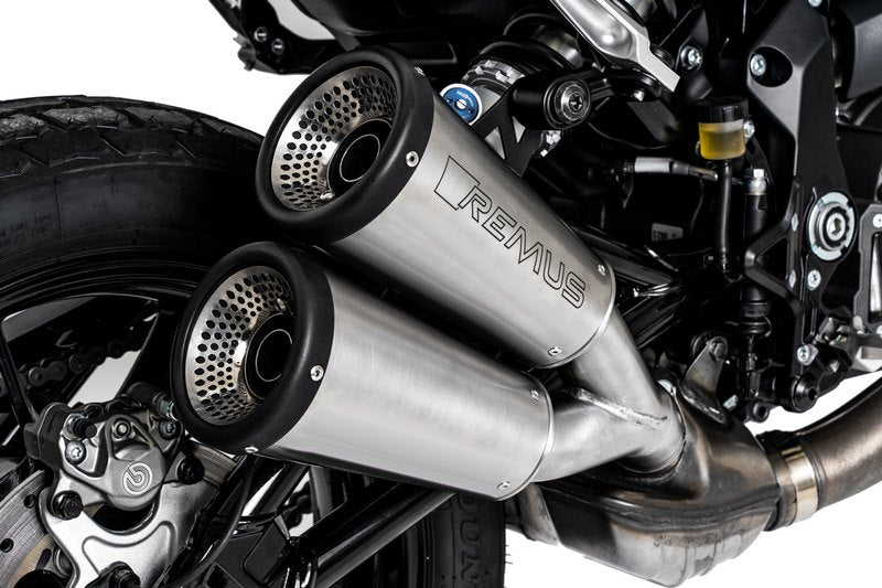 Vertical: Racing Slip On Silencer With Removable Sound Insert, Stainless No EEC- Approval