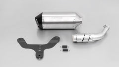 Sportexhaust, Slip On Muffler With Connecting Tube Incl. Euro 4 Cat. With Heat Shield, Stainless With EC Homologation