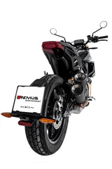 Vertical: Racing Slip On Silencer With Removable Sound Insert, Stainless Black, No EEC- Approval