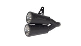 Vertical: Racing Slip On Silencer With Removable Sound Insert, Stainless Black, No EEC- Approval