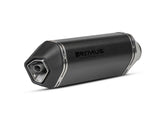 Slip-On Sportexhaust, Carbon, Connection Tube With Catalytic Converter, Black, Incl. EC Type Approval