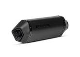 Slip-On Notte, Stainless Black, Connection Tube With Catalytic Converter, Black, Incl. EC Type Approval