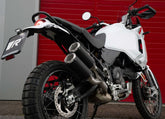Boostr, Slip On Sport Exhaust, Stainless Black, Connection Tube Left/Right