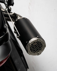 Boostr, Slip On Sport Exhaust, Stainless Black, Connection Tube