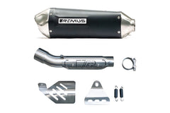 Offroad, Slip On Sport Exhaust, Stainless Black, Connection Tube