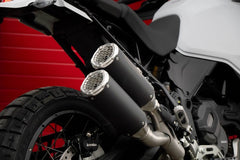 Boostr, Slip On Sport Exhaust, Stainless Black, Racing, Connection Tube Left/Right
