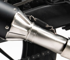 Boostr, Slip On Sport Exhaust, Stainless Black, Connection Tube