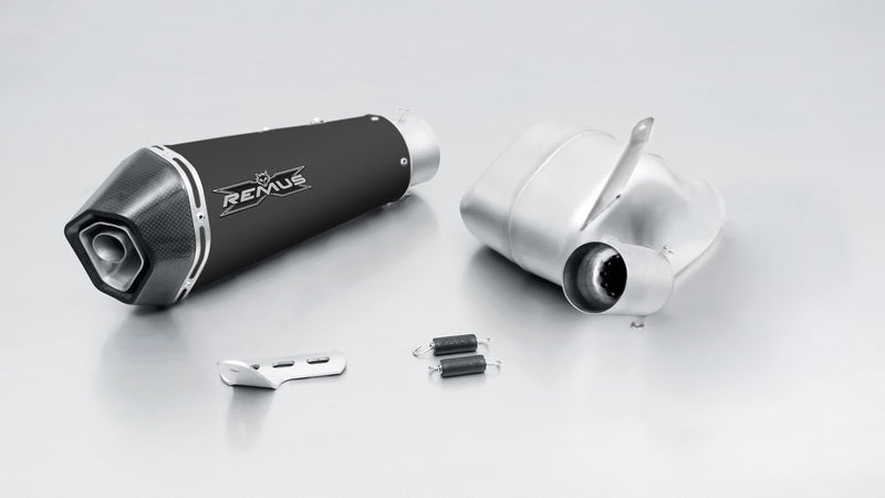 Hypercone, Slip On Muffler With Front Muffler, Stainless Black, 60 mm, Incl. EC Homologation