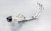 Hypercone, Complete System Header, Front Muffler And Rear Muffler, Titanium, Plug-In Catalytic Converter, 65 mm, EEC