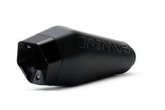 Sport Exhaust, Stainless Black, Machined Aluminium Endcap, Silver Coated, Connecting Tube Incl. Euro 4 Catalytic Converter, Black Coated, Incl. EC Type Approval, Powerring Black