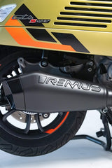Sport Exhaust, Stainless Black, Machined Aluminium Endcap, Silver Coated, Header Incl. Euro 5+ Catalytic Converter, Black Coated, Incl. EC Type Approval, Powerring Black