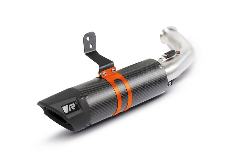 Slip-On Sport Flow Carbon, Stainless Connection Tube, No EEC- Approval