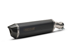 Black Hawk Slip On Incl. Carbon Heat Protecting Shield, Stainless Black, Stainless Header 2-1 No Cat. Instead Of Original Header, No EC- Approval