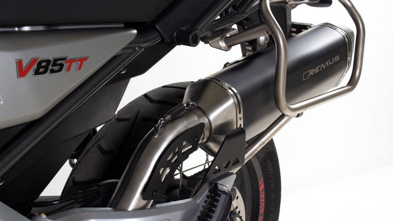 Black Hawk Slip On Sport Exhaust, Stainless Black, Connection Tube, Incl. Ece Type Approval