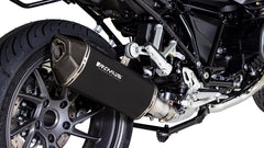 Black Hawk Racing Slip On With Connection Tube, Stainless Black, Connection Tube, Incl. Ece Type Approval