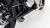 Racing Slash Cut Muffler Left/Right, Ø 84 mm, Stainless Matt, No EC Homologation