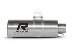 Slip-On Mesh Sport Exhaust, Stainless Brushed, Connection Tube, Incl. Ece Type Approval